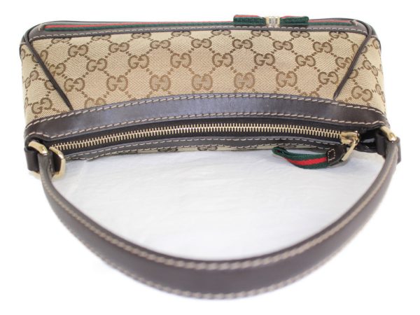 imgrc0076942442 Gucci Sherry Line Handbag Beige Red Green