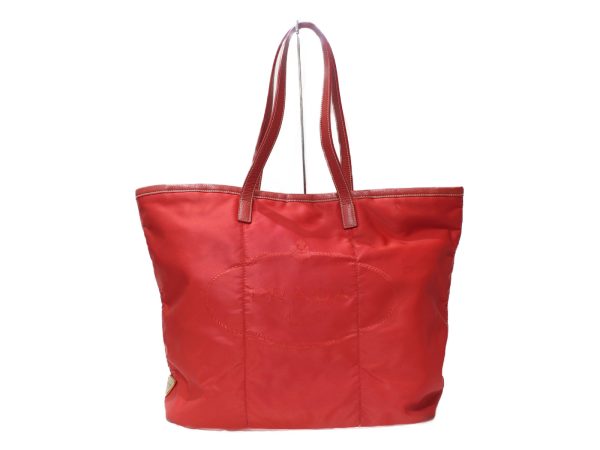 imgrc0077054064 Prada Nylon Tote Bag Red