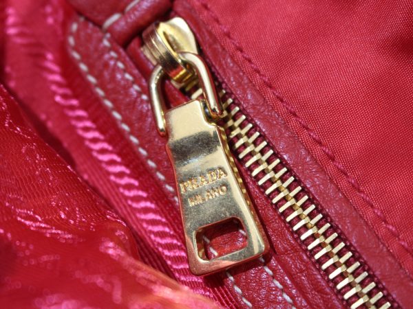 imgrc0077054070 Prada Nylon Tote Bag Red