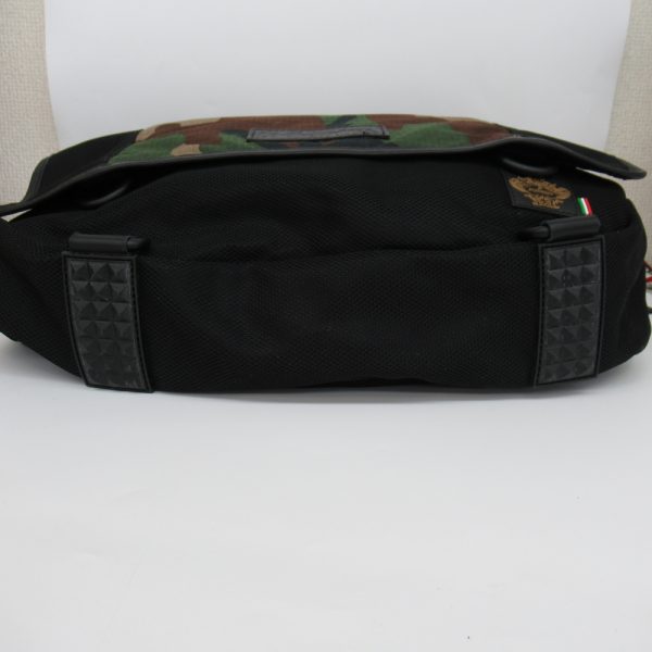 imgrc0077490394 Orobianco DESERTIKA Shoulder Bag Black Camouflage Pattern