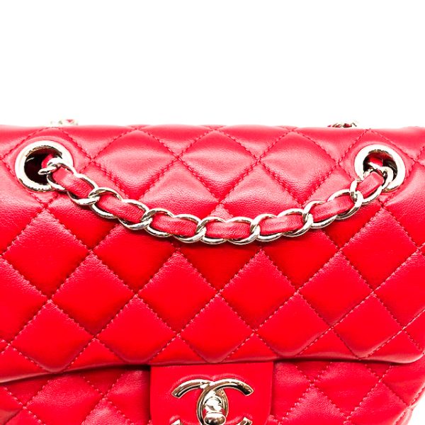 imgrc0077721992 CHANEL Backpack Lambskin Red