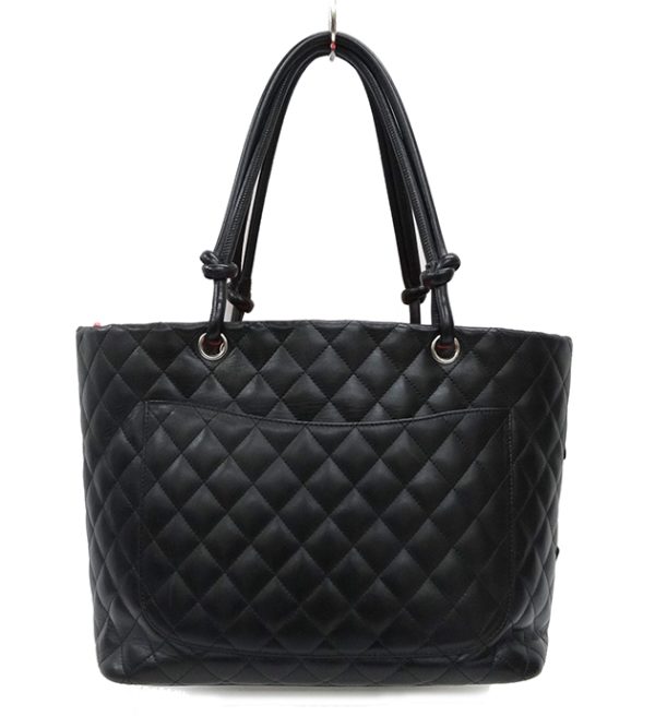 imgrc0078828318 Chanel Cambon Line Large Tote Bag Black