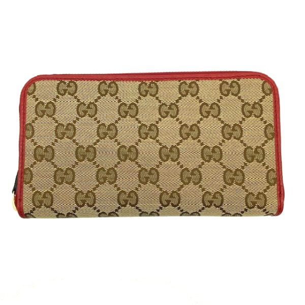 imgrc0079336897 GUCCI GG Canvas Round Zipper Long Wallet