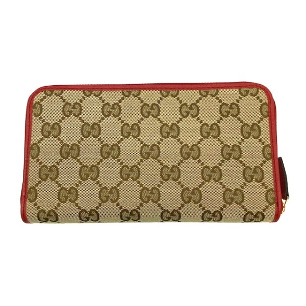 imgrc0079336898 GUCCI GG Canvas Round Zipper Long Wallet