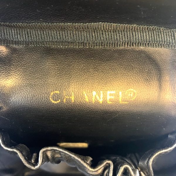 imgrc0079387461 CHANEL Vertical Vanity Handbag Lambskin Black Gold Hardware