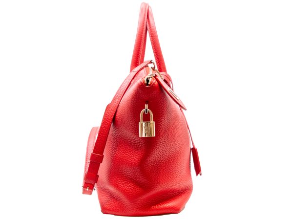 imgrc0079416572 LOUIS VUITTON Lockit MM 2WAY Bag Parnacea Framboise Red