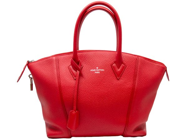 imgrc0079416579 LOUIS VUITTON Lockit MM 2WAY Bag Parnacea Framboise Red