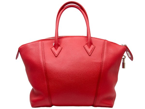 imgrc0079416580 LOUIS VUITTON Lockit MM 2WAY Bag Parnacea Framboise Red