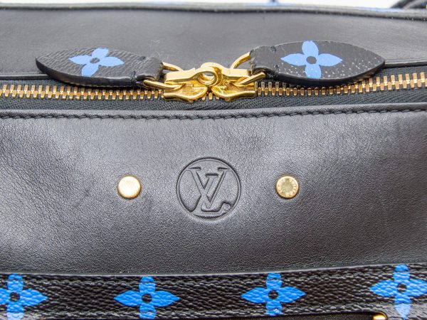 imgrc0079556585 LOUIS VUITTON Amazon PM Speedy Monogram Noir Blue