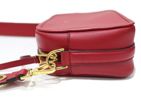 imgrc0079664513 Fendi Cam Leather Shoulder Camera Bag Red