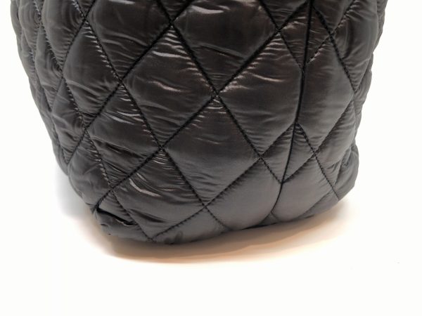 imgrc0079705904 CHANEL Coco Cocoon Tote Bag Nylon Black