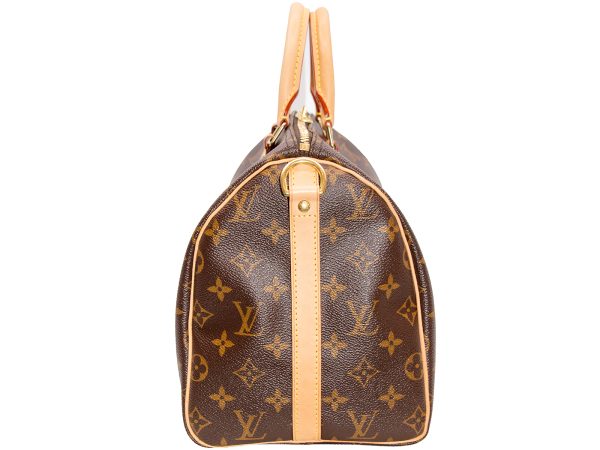 imgrc0079834891 LOUIS VUITTON Speedy Bandouliere 30 Handbag Monogram Brown