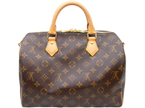 imgrc0079834906 LOUIS VUITTON Speedy Bandouliere 30 Handbag Monogram Brown