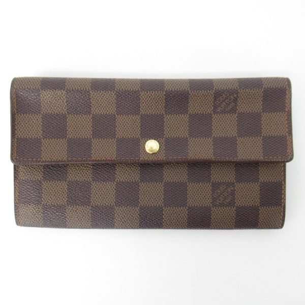 imgrc0079901380 LOUIS VUITTON Portomone Cult N61725 Damier Bifold Wallet