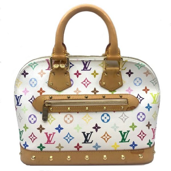 imgrc0079972286 Louis Vuitton Handbag Multicolor Canvas White