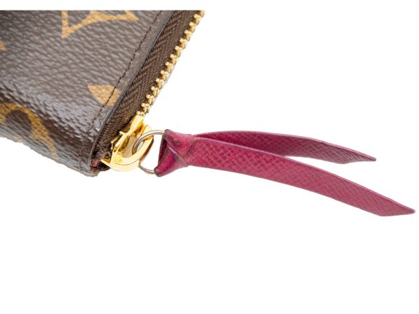 imgrc0079986502 LOUIS VUITTON Portefeuille Clemence Long Wallet Monogram Fuchsia