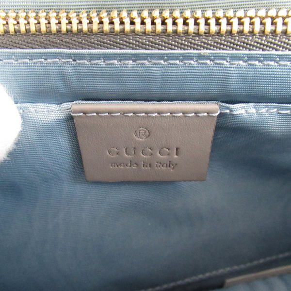 imgrc0080049034 GUCCI Zumi Shoulder Bag Leather Gray