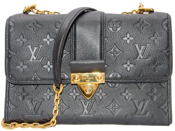 imgrc0080097274 LOUIS VUITTON Saint Sulpice PM Shoulder Bag Empreinte Black