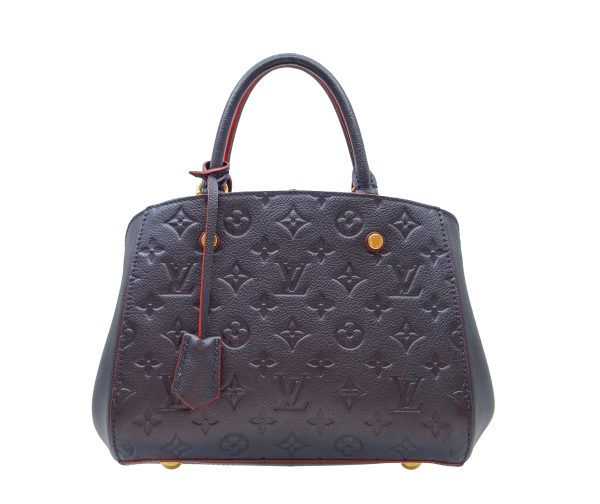 imgrc0080145518 LOUIS VUITTON Montaigne BB Handbag Empreinte Marine Rouge