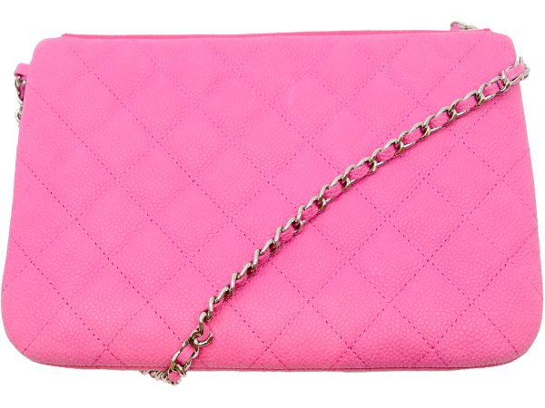 imgrc0080270711 CHANEL Chain Shoulder Bag Soft Caviar Pink