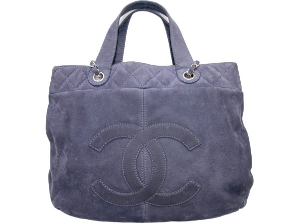 imgrc0080281442 CHANEL 2WAY Bag Soft Caviar Leather Blue