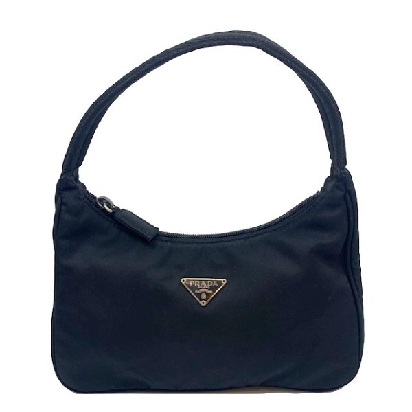 imgrc0080364151 PRADA Hobo Handbag Nylon Black