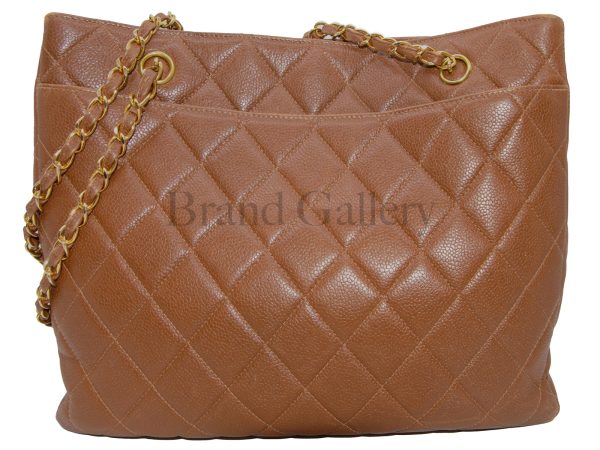 imgrc0080403754 CHANEL Chain Shoulder Bag Brown Gold