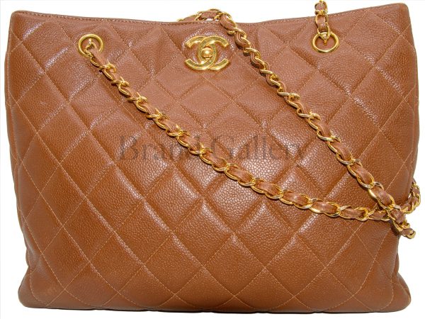 imgrc0080403755 CHANEL Chain Shoulder Bag Brown Gold