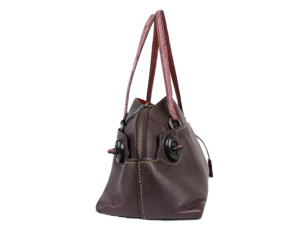 imgrc0080426494 Coach Outlaw Satchel Brown Scales Leather