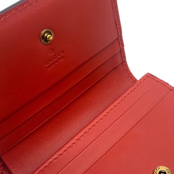 imgrc0080435255 GUCCI Cherry GG Supreme Compact Bifold Wallet Beige Red