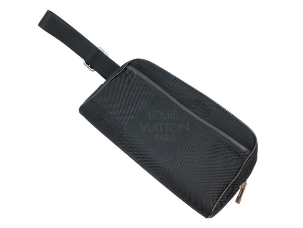 imgrc0080464708 Louis Vuitton Waist Bag Damier Canvas Jean Noir