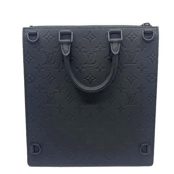 imgrc0080471134 Louis Vuitton Sac Pla Messenger Tote Bag Taurillon Leather Black