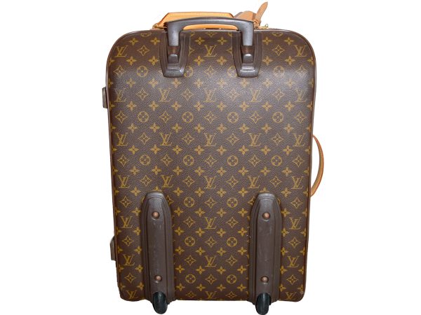 imgrc0080480188 Louis Vuitton Monogram Pegas 55 Suitcase Canvas Brown