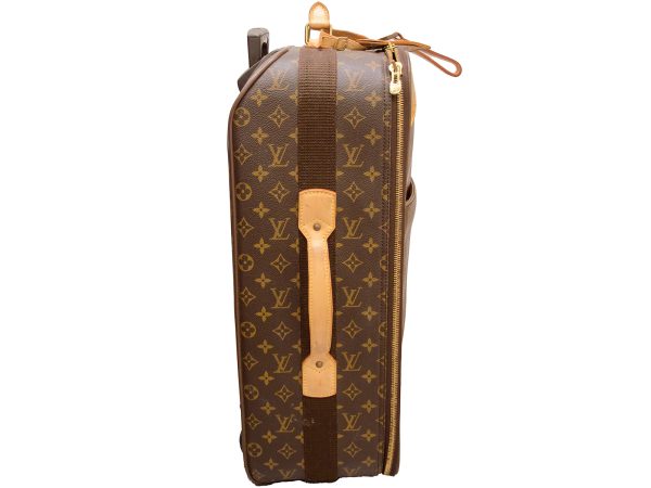 imgrc0080480190 Louis Vuitton Monogram Pegas 55 Suitcase Canvas Brown