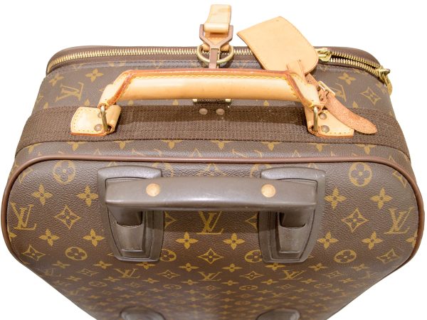 imgrc0080480191 Louis Vuitton Monogram Pegas 55 Suitcase Canvas Brown