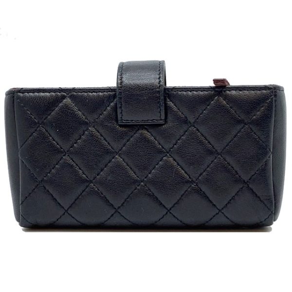 imgrc0080501521 CHANEL Mini Pouch Matelasse Lambskin Black