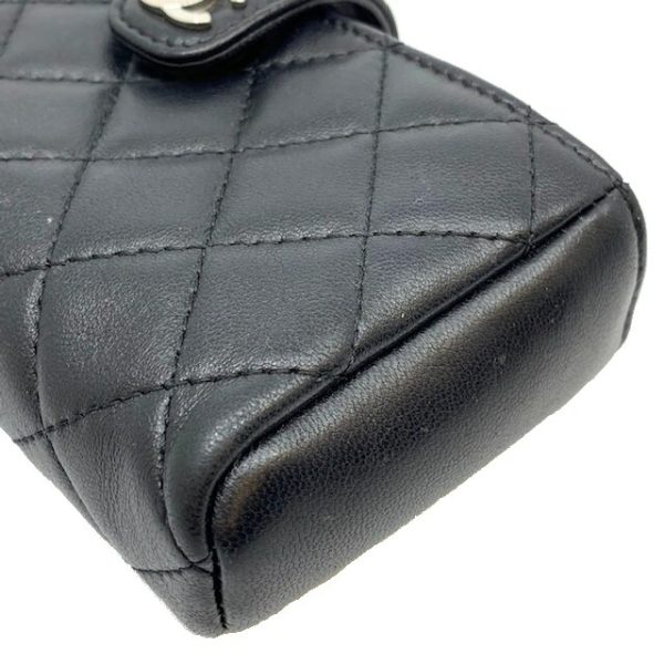 imgrc0080501523 CHANEL Mini Pouch Matelasse Lambskin Black