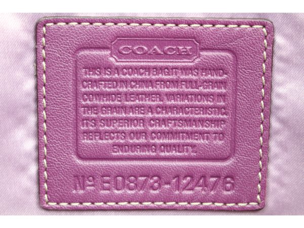 imgrc0080597195 Coach Hamptons Handbag Tote Purple Brown