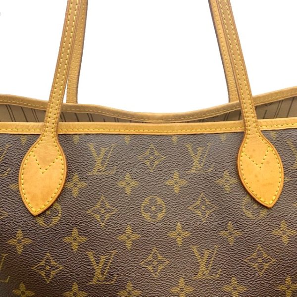 imgrc0080666629 Louis Vuitton Neverfull MM Tote Bag Monogram Canvas Brown