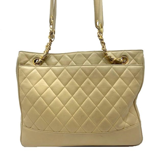 imgrc0080893826 CHANEL CC Ball Charm Tote Matelasse Lambskin Beige