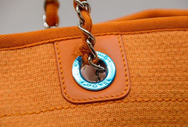 imgrc0081205367 CHANEL Deauville Tote Orange