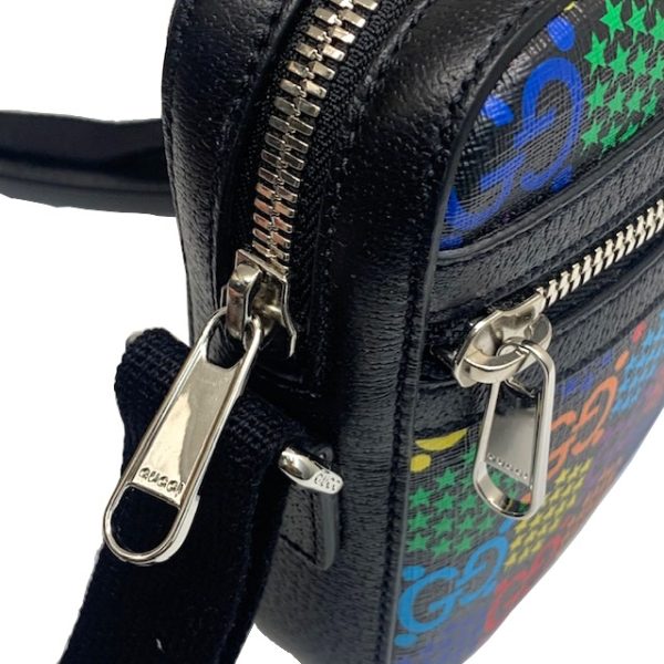 imgrc0081264038 GUCCI GG Psychedelic Shoulder Bag Black Multicolor