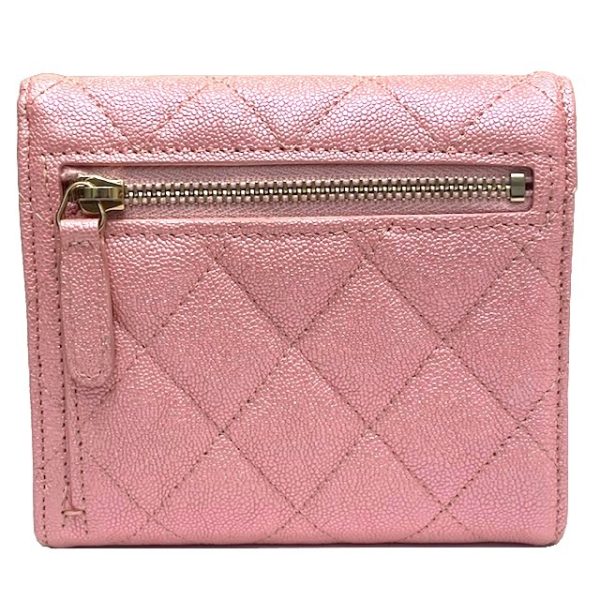 imgrc0081301155 CHANEL Classic Small Flap Wallet Caviar Pink Gold Hardware