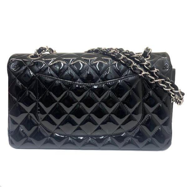 imgrc0081301259 CHANEL Matelasse Chain Shoulder W Flap Black Silver Hardware