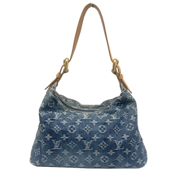 imgrc0081350521 Louis Vuitton Baggy PM Shoulder Bag Monogram Denim Blue