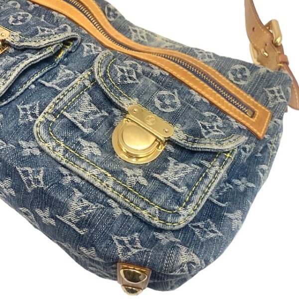 imgrc0081350525 Louis Vuitton Baggy PM Shoulder Bag Monogram Denim Blue