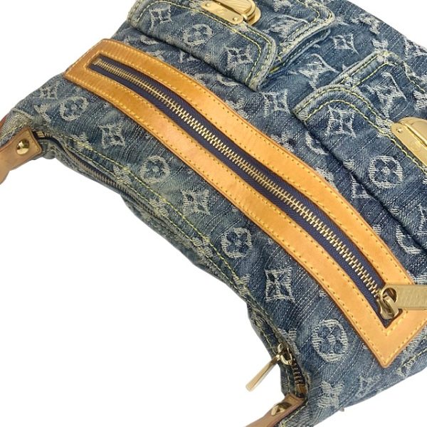 imgrc0081350529 Louis Vuitton Baggy PM Shoulder Bag Monogram Denim Blue