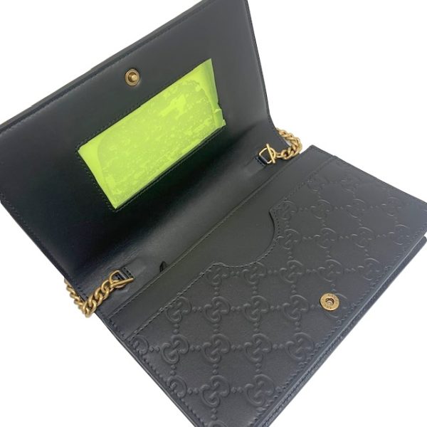 imgrc0081572123 GUCCI Chain Wallet Signature Cat