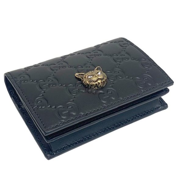 imgrc0081572128 GUCCI Bifold Wallet Signature Cat