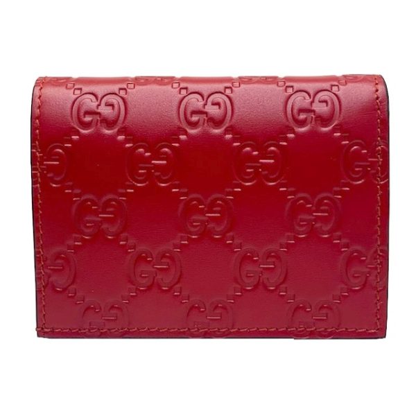 imgrc0081733395 GUCCI Cherry Guccisima Compact Bifold Wallet Red